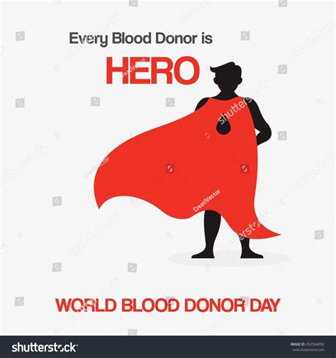 Blood Donation Design Template Vector Illustration Stock Vector