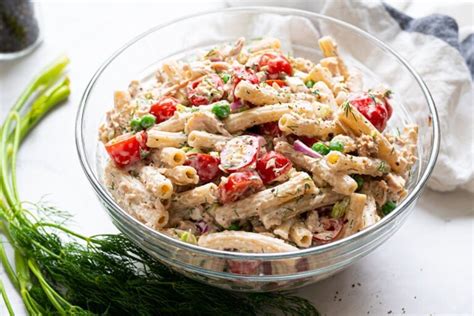 Healthy Tuna Pasta Salad IFoodReal