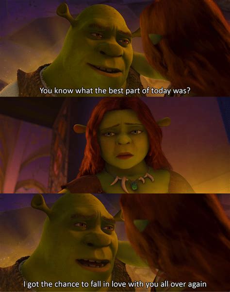 Shrek And Fiona Funny Quotes Shortquotes Cc