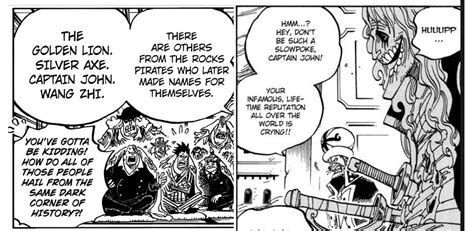 Spoiler Re Reading Thriller Bark And Came Across A Character From The Latest Chapter Onepiece