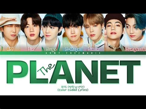 Bts The Planet Bastions Ost Lyrics Color Coded Han Rom