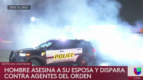 Hombre Asesina A Su Esposa Y Dispara Contra Polic As Video