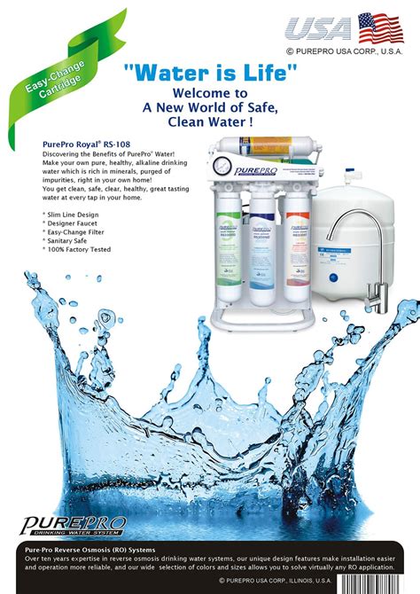 Purepro Royal Rs Reverse Osmosis Nanofiltration Water