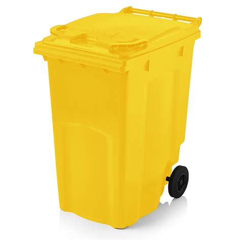 Wheelie Bin 360 Litre Yellow FL 143 360 Y Fosse Liquitrol