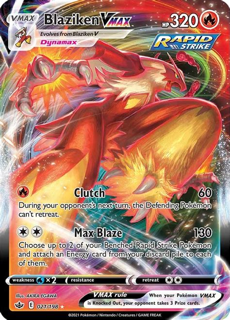 Pokemon Shiny Blaziken Card