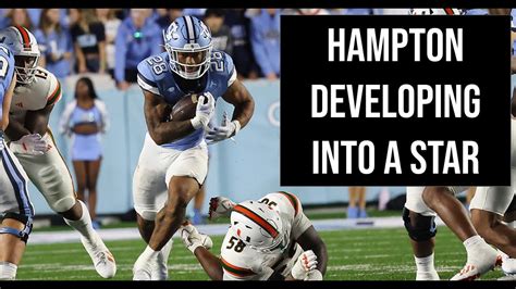 Omarion Hampton Developing Into A Star At Running Back For Unc Inside