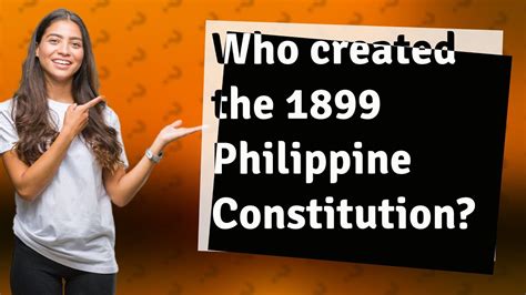 Who Created The 1899 Philippine Constitution Youtube