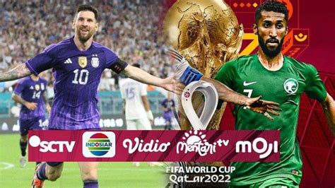 LIVE STREAMING Argentina Vs Arab Saudi Piala Dunia 2022 Sore Ini Di