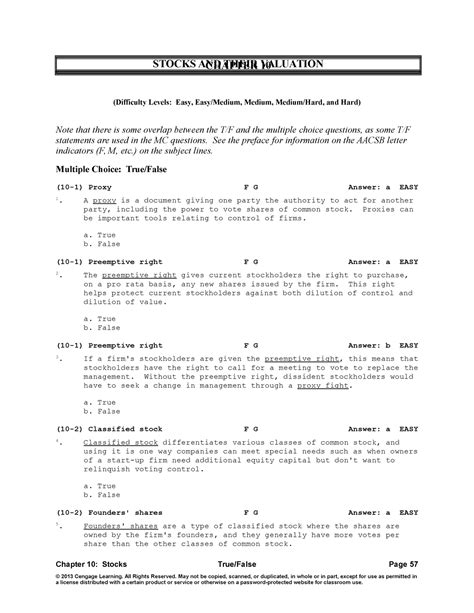 Pdfcoffee Equity Securities Difficulty Levels Easy Easy Medium