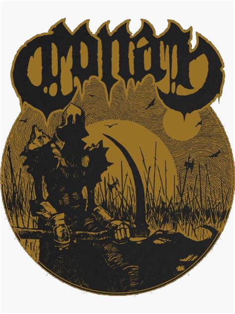 Conan Band Blood Eagle Sticker For Sale By Meghaarquard Redbubble