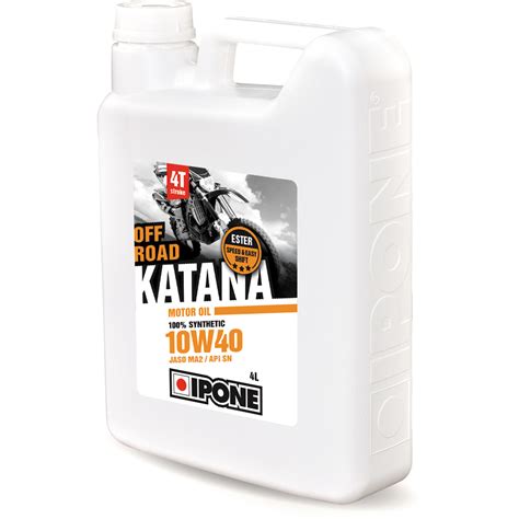 Huile Moteur Katana Off Road 10W40 Moto 4 Temps Ipone Moto Dafy