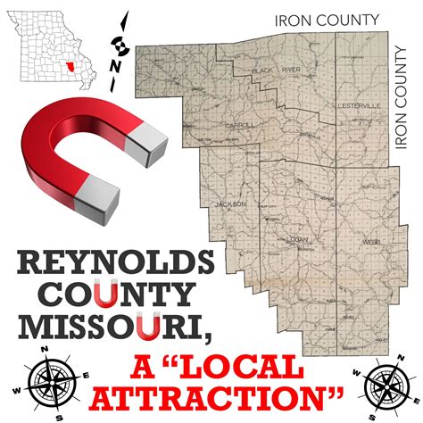 Reynolds County, Missouri ~ Iron ore deposits affected the surveyor’s ...