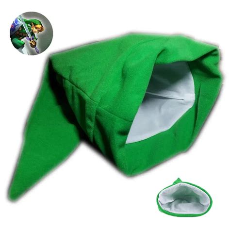 Game Anime Legends Of Zeldas Cosplay Hat Link Cosplay Green Plush Hat