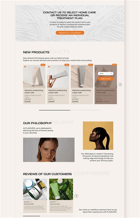 BEAUTY | E-commerce design concept :: Behance