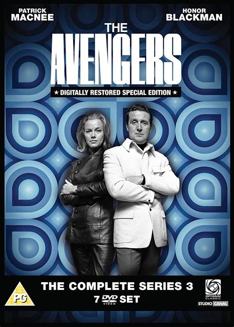 The Avengers Complete Series 3 Dvd Uk Patrick Macnee