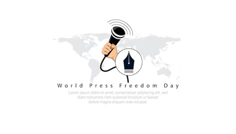 Premium Vector World Press Freedom Day Concept Vector Illustration