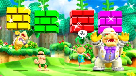 Mario Party 9 Garden Battle Bowser Jr Vs Luigi Vs Rosalina Vs Bowser