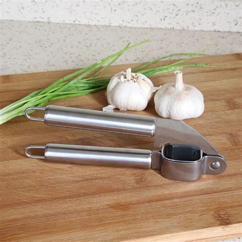 Pc High Quality Stainless Steel Garlic Press Hot Kitchen Vegetable