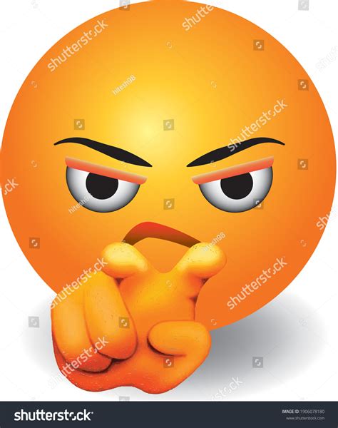 Emoji Staring Face Stock Vector (Royalty Free) 1906078180 | Shutterstock