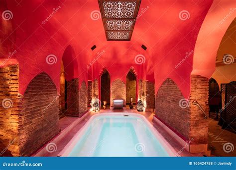 Arabic Baths Hammam In Granada Andalusia Spain Stock Photo Image