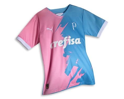 Palmeiras E Puma Lan Am Camisas Para O Outubro Rosa E Novembro Azul