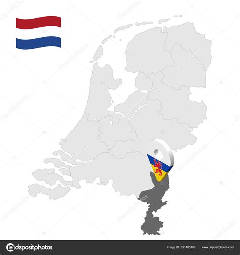 Location Limburg Map Netherlands Location Sign Similar Flag Limburg ...