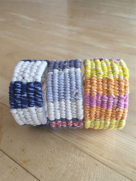 Knots and fiber bracelets: more string weaving bracelets 4096 4097 4099