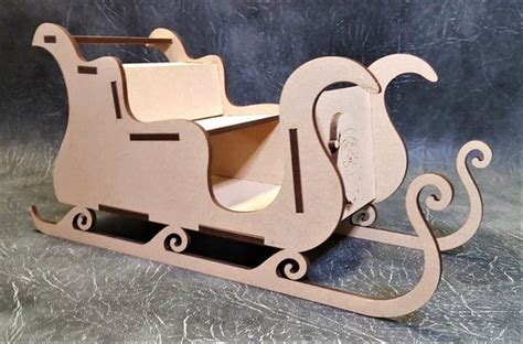 Santas Sleigh Supplied Blank So You Can Add Your Own Fantastic To It