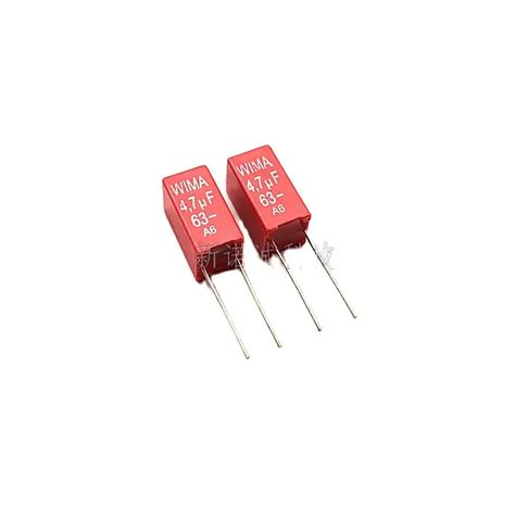 Pcs Wima V Uf V U Mks Pin Distance Mm Film Capacitor