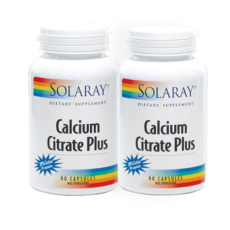 Solaray Calcium Citrate Plus X Capsules Shopee Malaysia