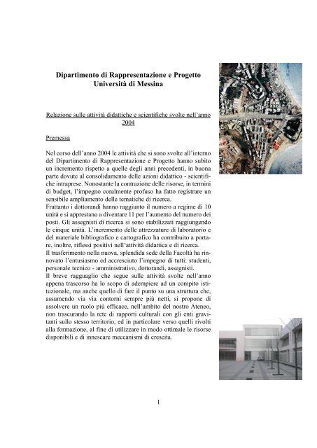 Relazione sulle attività didattiche e scientifiche svolte nell anno 2004