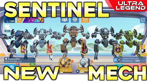 SENTINEL NEW MECH First 16 Minutes Trail Mech Arena YouTube