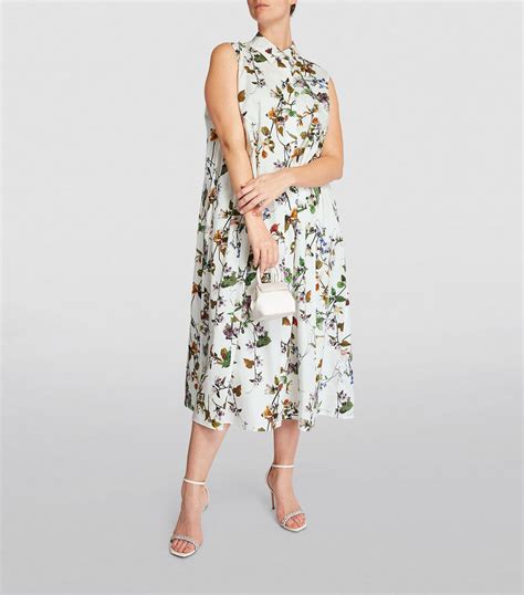 Womens Marina Rinaldi Multi Floral Desideri Midi Dress Harrods UK