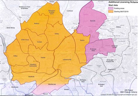 Bristol Districts Map