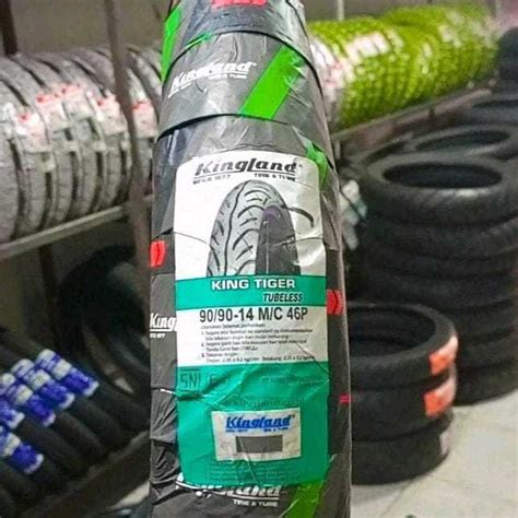 Jual Ban Luar Kingland King Tiger Ukuran 80 90 Ring 14 Tubeless Cocok