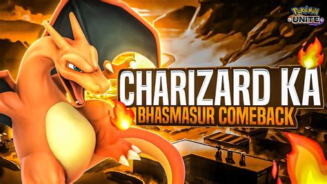 Charizard Next Level Powers Pokemon Unite Hindi Gameplay Charizard