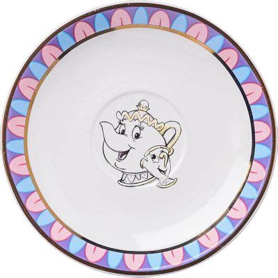 Disney Beauty and the Beast 12oz Ceramic Tea Cup and Saucer Set | Oriental Trading