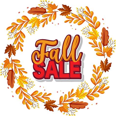 Fall sale banner template 3707477 Vector Art at Vecteezy