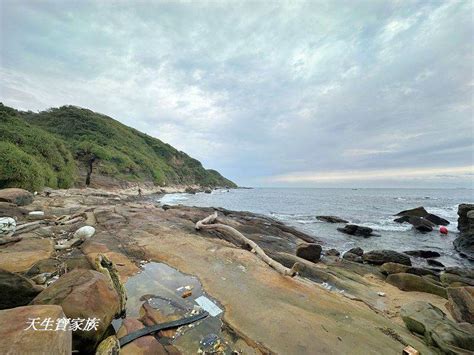 新北金山【神秘海岸】很神秘感，水尾漁港退潮時才能看見的秘境 天生寶家族