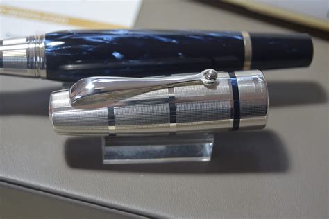 Pluma Estilogr Fica Montegrappa Miya Argento Celuloide Azul Turquesa