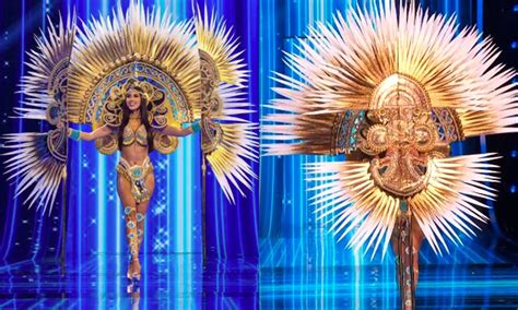 Miss Universo Camila Escribens Deslumbr Con Traje T Pico Durante