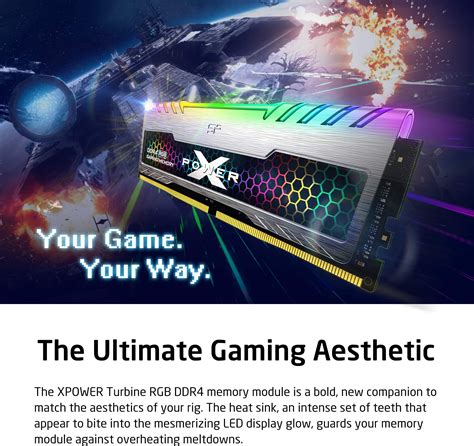 Ram Silicon Power Xpower Turbine Rgb Gaming Gb Ddr