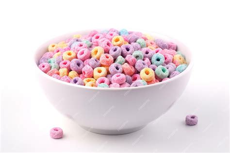 Premium AI Image | tasty colorful cereal bowl