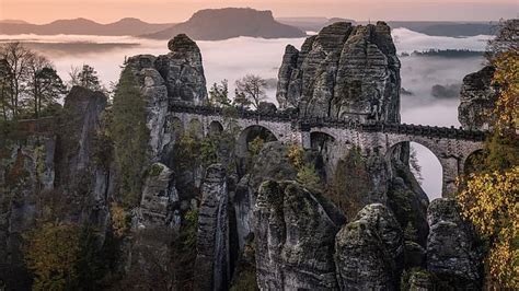 HD wallpaper: Germany, Saxony, Bastei Bridge | Wallpaper Flare