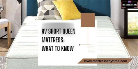 Where To Buy Rv Short Queen Mattress: In-Depth Overview