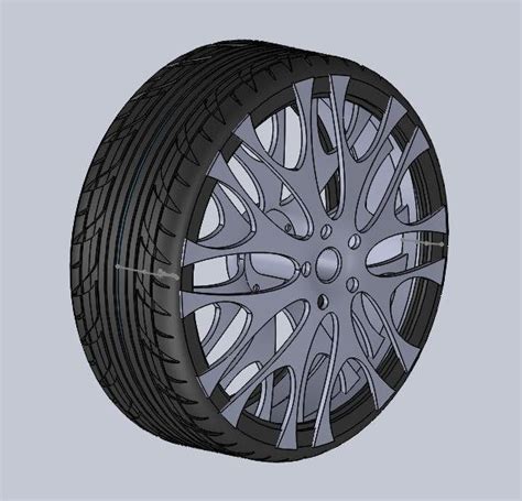 Tire Development In Solidworks 2018 Download Scientific Diagram