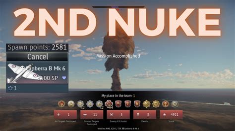 War Thunder 2nd Nuke YouTube