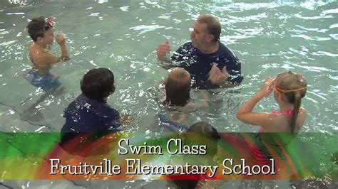 Education Spotlight Fruitville Elementary School Swim Class Youtube