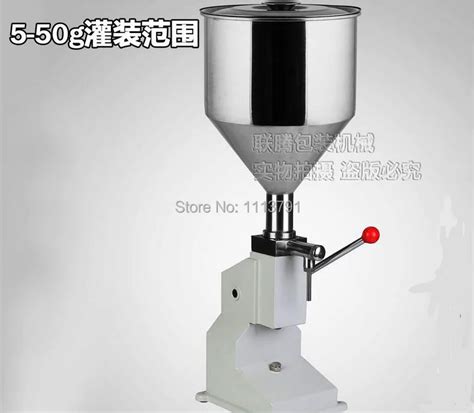 A Type Manual Filling Machine Hand Pressure Filling Machine Paste