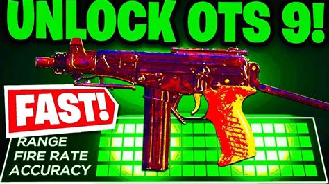 How To Unlock Ots 9 In Warzone Season 1🔥 Unlock Ots 9 Smg Fast In